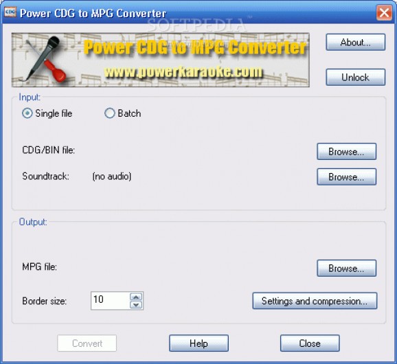 Power CDG to MPG Converter screenshot