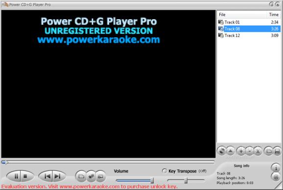 Power CD+G Player Pro screenshot