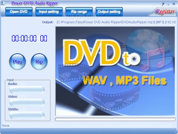 Power DVD Audio Ripper screenshot