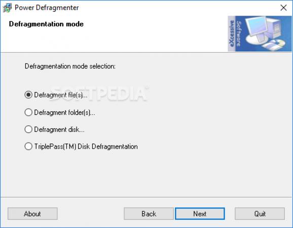 Power Defragmenter screenshot