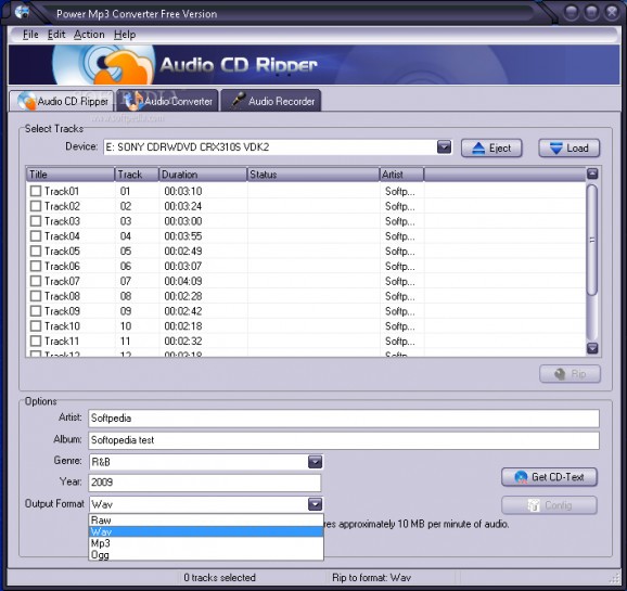 Power MP3 Converter Pro screenshot