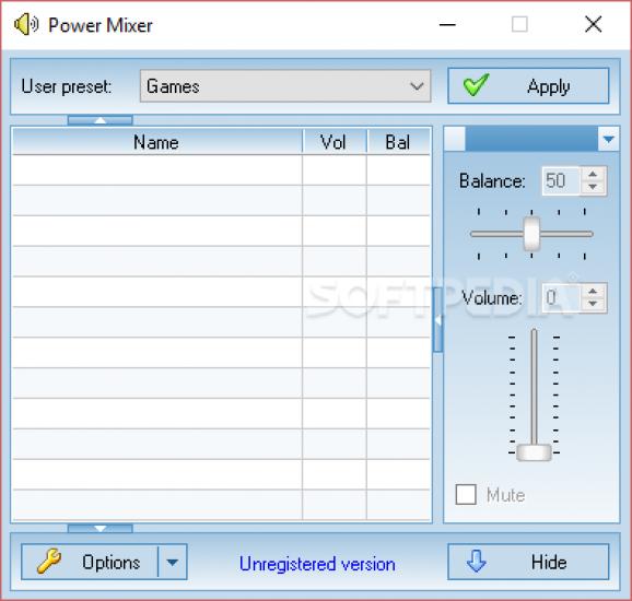 Power Mixer screenshot