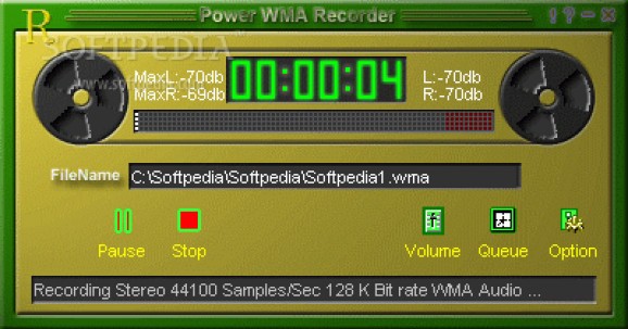 Power WMA Recorder screenshot