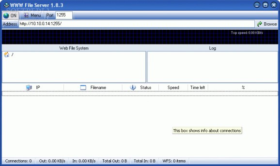 PowerNET Web File Sharing screenshot