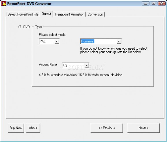 PowerPoint DVD Converter screenshot