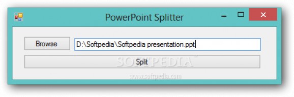 PowerPoint Splitter screenshot