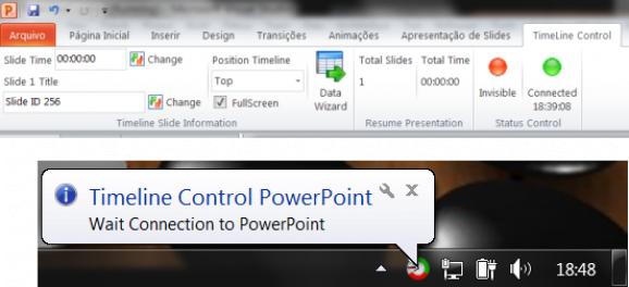 PowerPoint Timeline Control screenshot