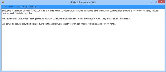 PowerWrite screenshot