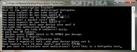 Prescription Tracker screenshot