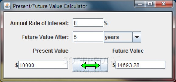Present/Future Value Calculator screenshot