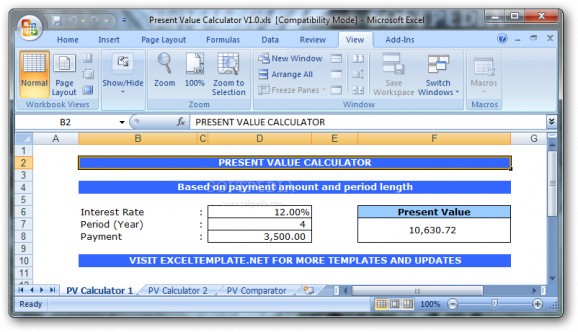 Present Value Calculator screenshot