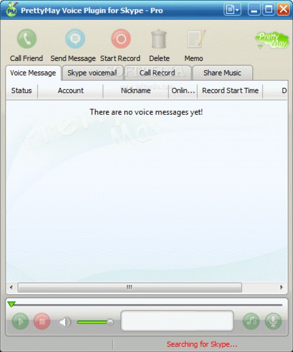 PrettyMay Voice Plugin for Skype screenshot