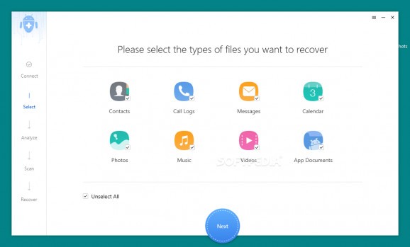 Primo Android Data Recovery screenshot