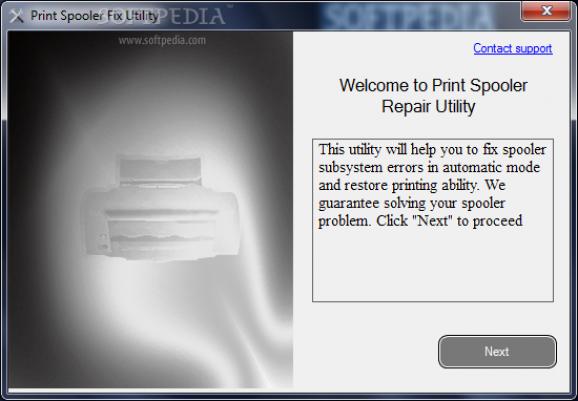 Print Spooler Fix Utility screenshot