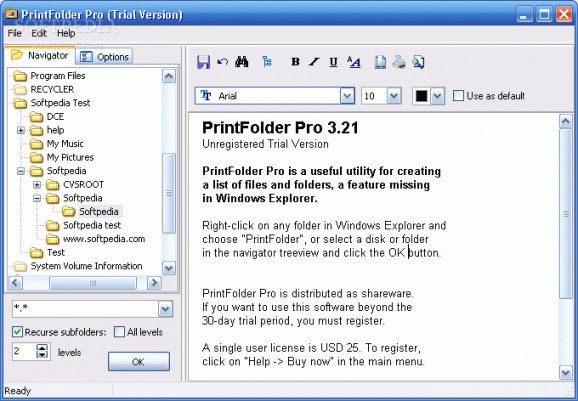 PrintFolder Pro screenshot