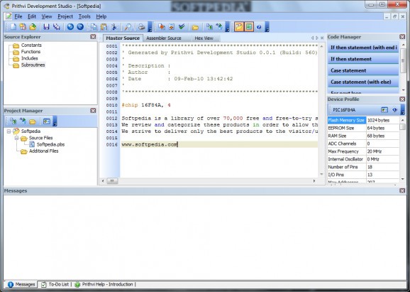 Prithvi Development Studio screenshot