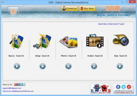 DDR - Digital Camera Recovery screenshot