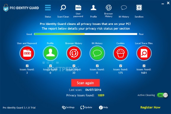 Pro Identity Guard screenshot
