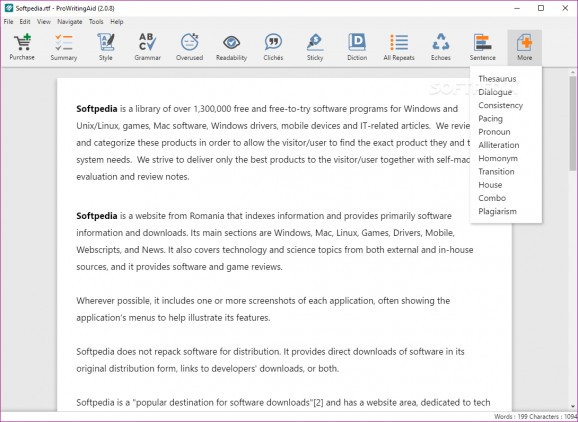 ProWritingAid Desktop screenshot