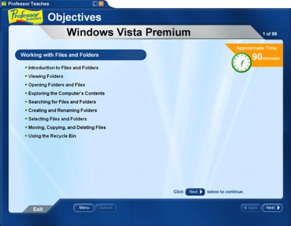 Professor Teaches Windows Vista screenshot
