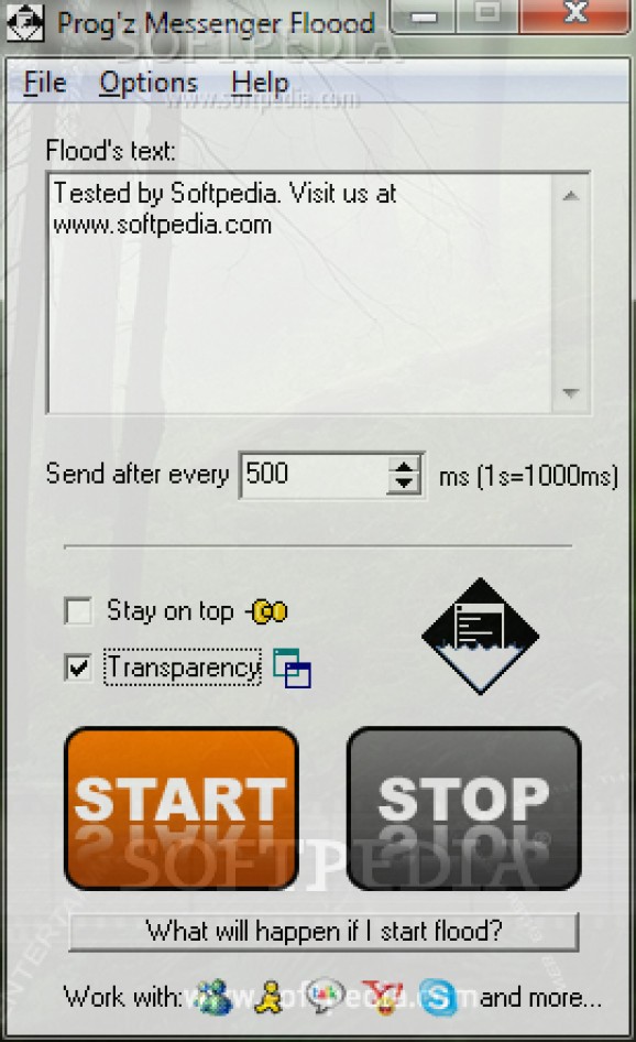 Prog'z Messenger Floood screenshot