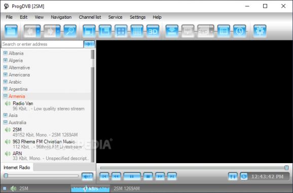 ProgDVB Network Edition screenshot