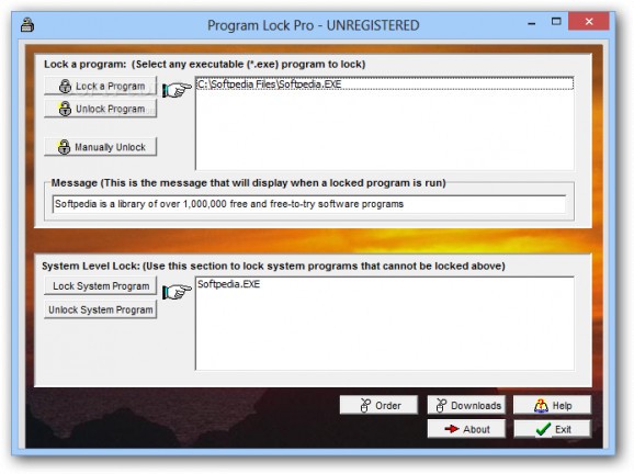 Program Lock Pro screenshot