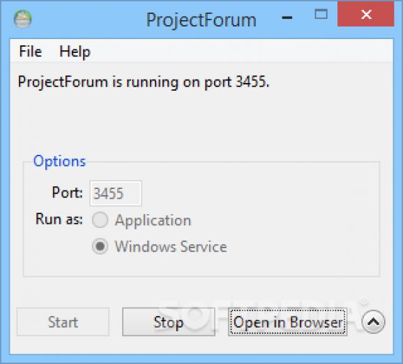 ProjectForum screenshot