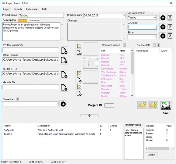 ProjectRoom screenshot