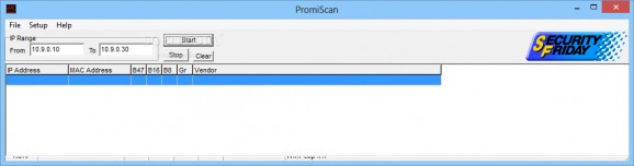 PromiScan screenshot