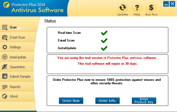 Protector Plus Antivirus Software screenshot