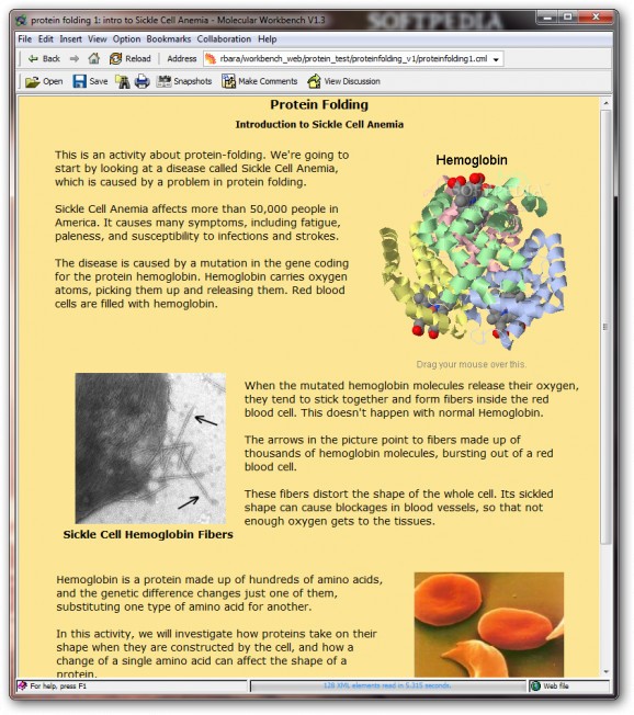 Protein Folding screenshot