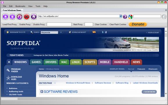 Proxy Browser Premium screenshot