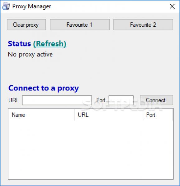 Proxy Manager screenshot
