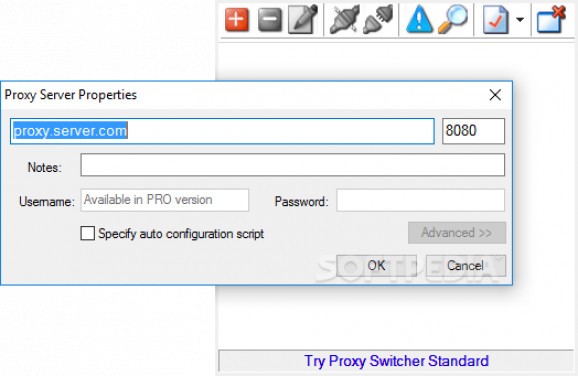 Proxy Switcher Lite screenshot