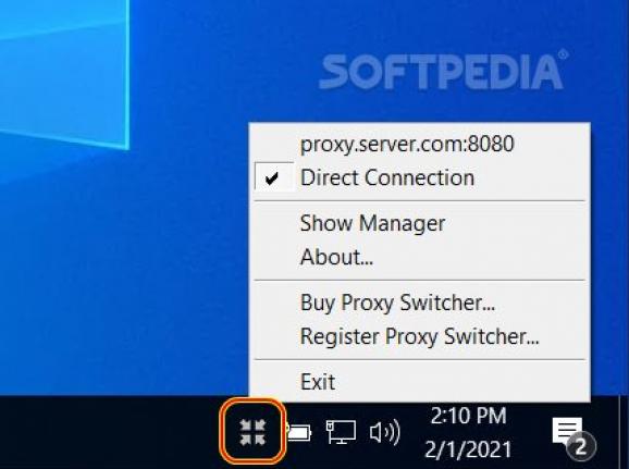 Proxy Switcher Standard screenshot