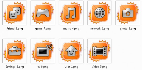 Ps3 Home Row Icon Pack Sunny screenshot