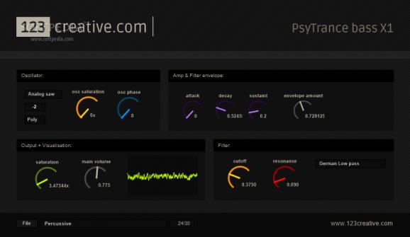 PsyTrance Bass X1 screenshot