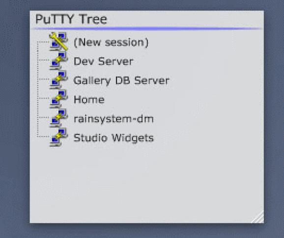 PuTTYTree screenshot