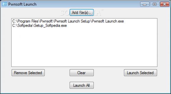 Pwnsoft Launch screenshot