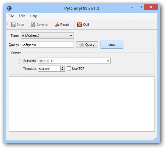 PyQueryDNS screenshot