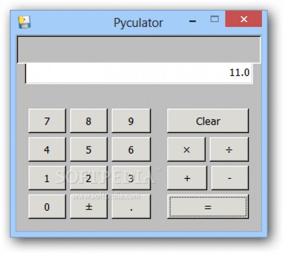 Pyculator screenshot