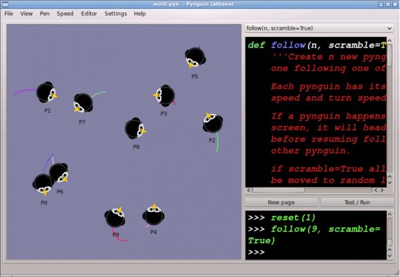 Pynguin screenshot