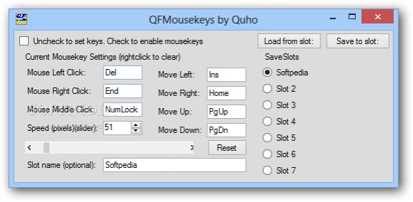 QFMouseKeys screenshot
