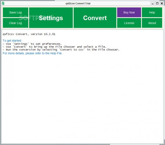 qfx2csv Convert screenshot