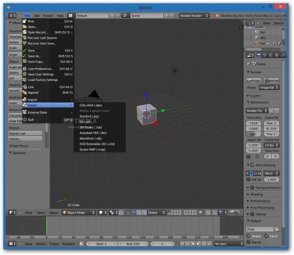 Quake Map Exporter for Blender 3D screenshot