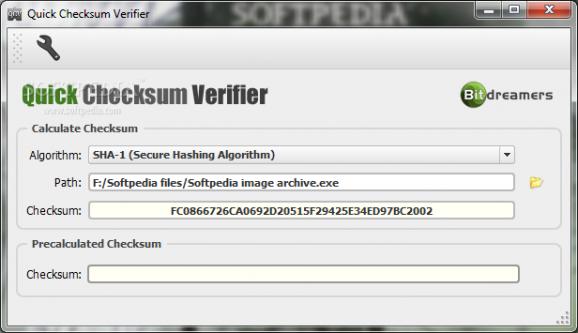 Quick Checksum Verifier screenshot