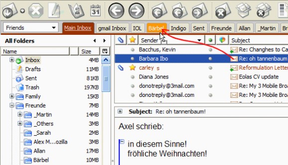 QuickFolders screenshot
