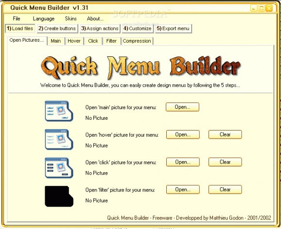 Quick Menu Builder screenshot
