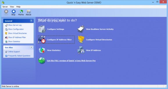 Quick 'n Easy Web Server screenshot